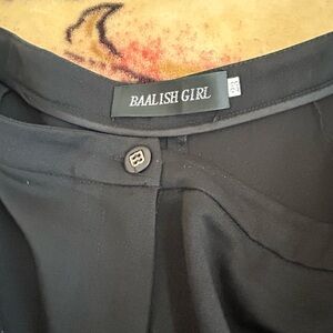 Baaliish Girl Black Pants